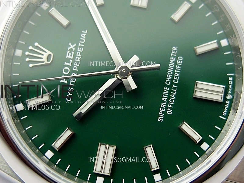 Oyster Perpetual 36mm 126000 904L VSF 1:1 Best Edition Green Dial on SS Bracelet VS3230