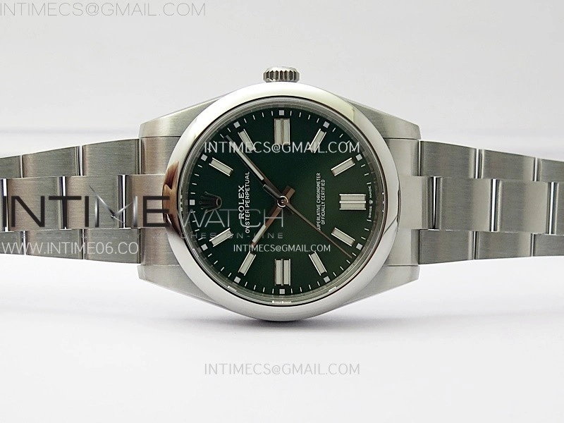 Oyster Perpetual 41mm 124300 904L VSF 1:1 Best Edition Green Dial on SS Bracelet VS3230