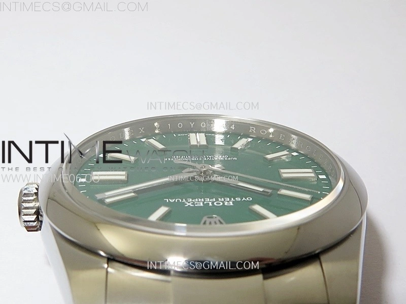 Oyster Perpetual 41mm 124300 904L VSF 1:1 Best Edition Green Dial on SS Bracelet VS3230