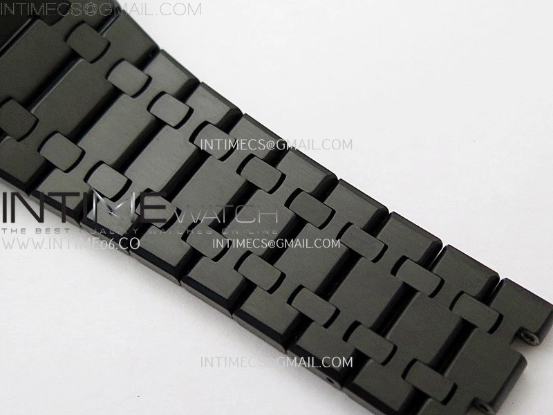 Royal Oak 41mm Perpetual Calendar 26579CE Black SS BBS Best Edition On Black SS Bracelet A5134