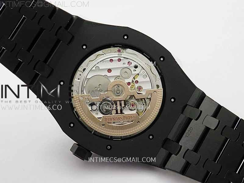 Royal Oak 41mm Perpetual Calendar 26579CE Black SS BBS Best Edition On Black SS Bracelet A5134