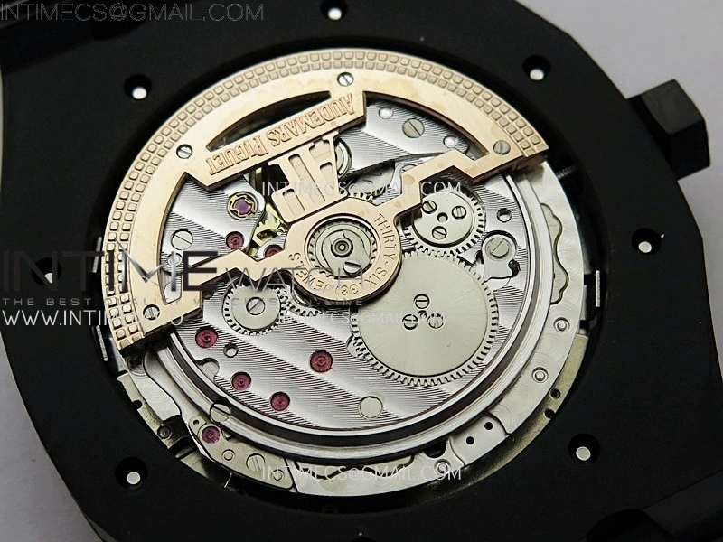 Royal Oak 41mm Perpetual Calendar 26579CE Black SS BBS Best Edition On Black SS Bracelet A5134