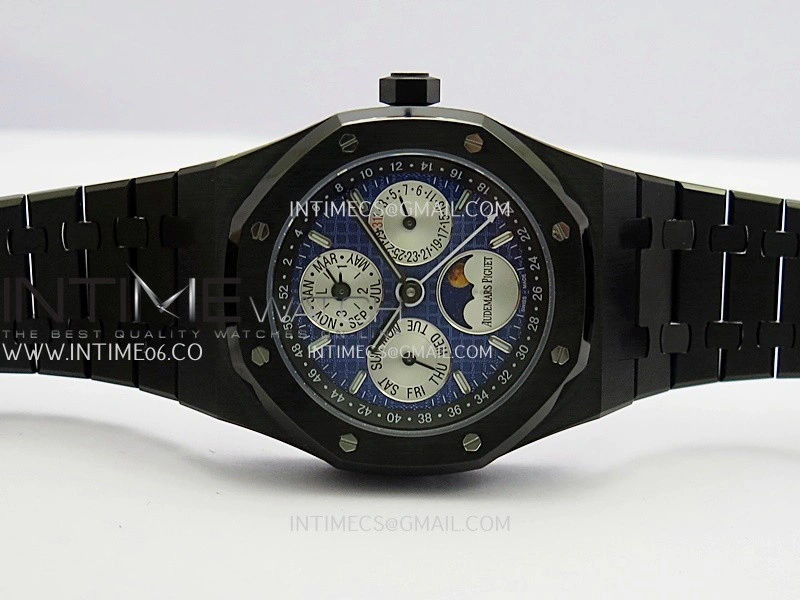 Royal Oak 41mm Perpetual Calendar 26579CE PVD BBS Best Edition Blue Dial On PVD Bracelet A5134