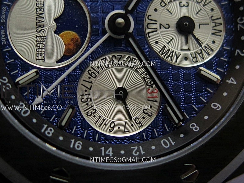 Royal Oak 41mm Perpetual Calendar 26579CE PVD BBS Best Edition Blue Dial On PVD Bracelet A5134