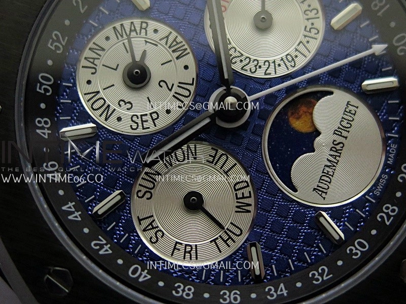 Royal Oak 41mm Perpetual Calendar 26579CE PVD BBS Best Edition Blue Dial On PVD Bracelet A5134