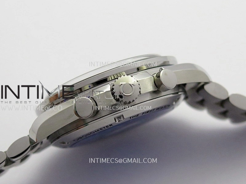 Speedmaster Professional Blue Snoopy SS N1F 1:1 Best Edition Black Dial On SS Bracelet A3861