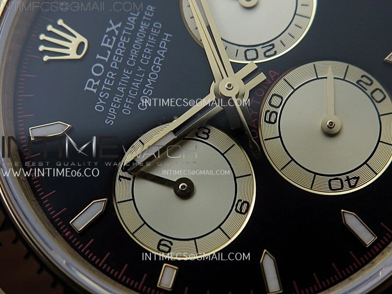 Daytona 126508 Gain Weight YG QF 1:1 Best Edition Black Dial YG Subdial Stick Markers on YG Bracelet SH4131 V6