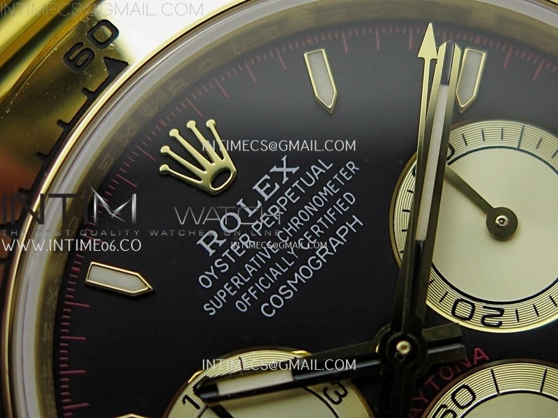 Daytona 126508 Gain Weight YG QF 1:1 Best Edition Black Dial YG Subdial Stick Markers on YG Bracelet SH4131 V6