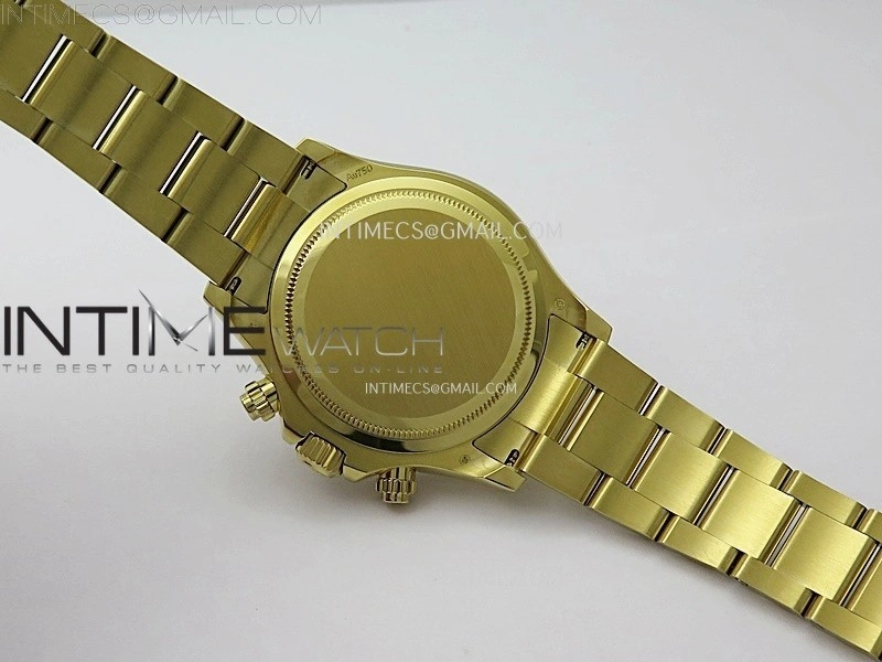 Daytona 126508 Gain Weight YG QF 1:1 Best Edition Black Dial YG Subdial Stick Markers on YG Bracelet SH4131 V6