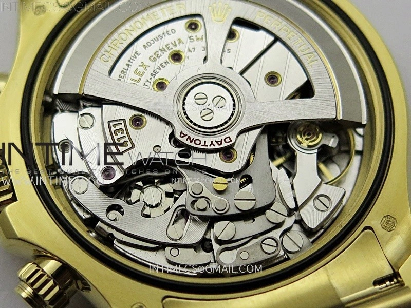 Daytona 126508 Gain Weight YG QF 1:1 Best Edition Black Dial YG Subdial Stick Markers on YG Bracelet SH4131 V6