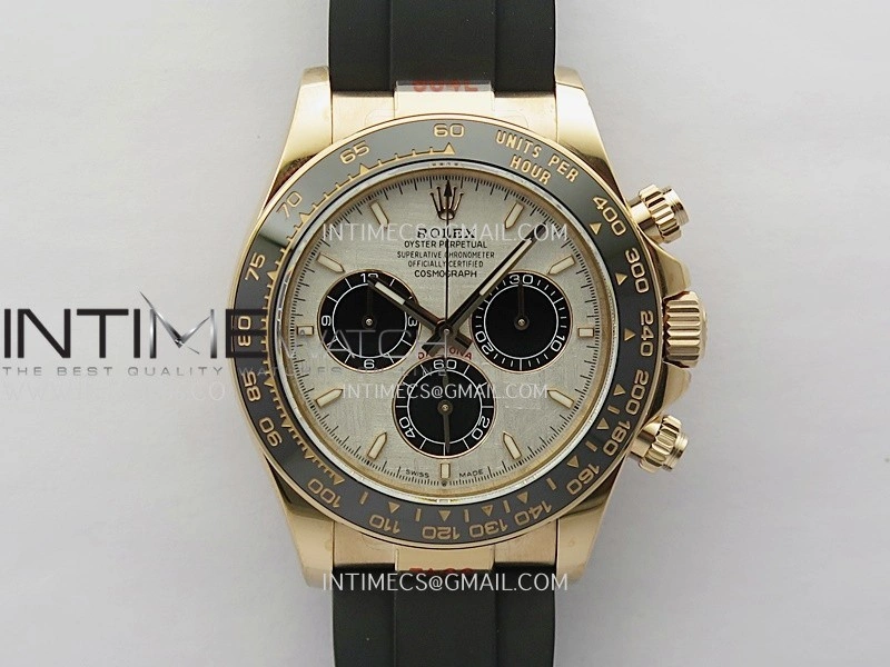 Daytona 126515 Gain Weight V11 QF 1:1 Best Edition Real Meteorite Dial Stick Markers On Oysterflex Strap SH4131
