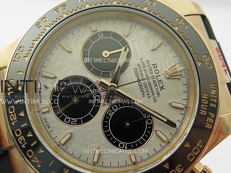 Daytona 126515 Gain Weight V11 QF 1:1 Best Edition Real Meteorite Dial Stick Markers On Oysterflex Strap SH4131