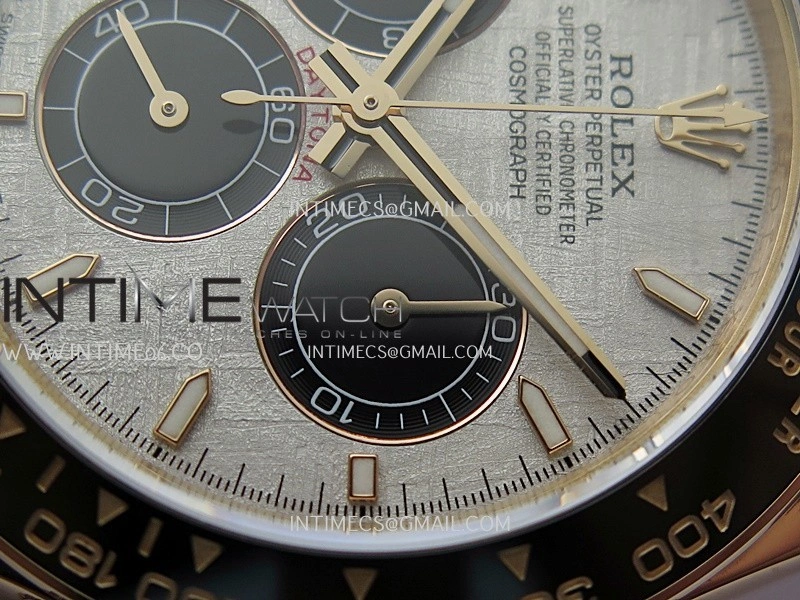 Daytona 126515 Gain Weight V11 QF 1:1 Best Edition Real Meteorite Dial Stick Markers On Oysterflex Strap SH4131