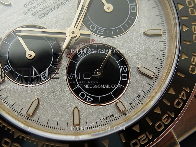 Daytona 126515 Gain Weight V11 QF 1:1 Best Edition Real Meteorite Dial Stick Markers On Oysterflex Strap SH4131