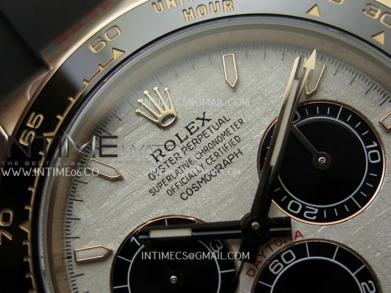Daytona 126515 Gain Weight V11 QF 1:1 Best Edition Real Meteorite Dial Stick Markers On Oysterflex Strap SH4131