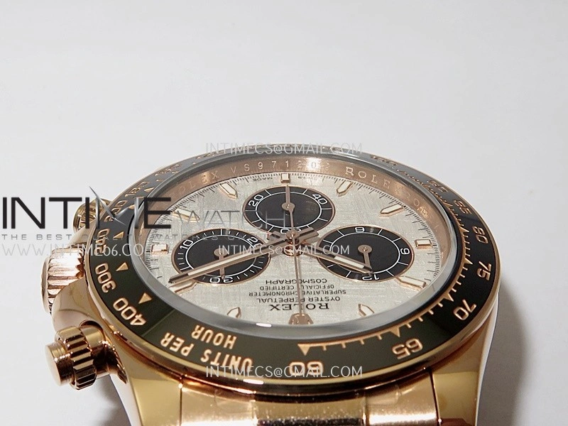 Daytona 126515 Gain Weight V11 QF 1:1 Best Edition Real Meteorite Dial Stick Markers On Oysterflex Strap SH4131