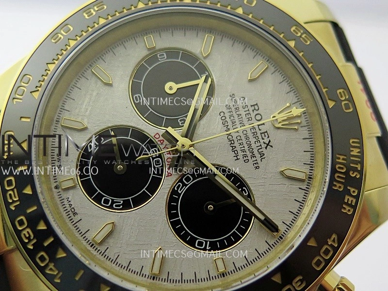 Daytona 126518 Gain Weight V11 QF 1:1 Best Edition Real Meteorite Dial Stick Markers On Oysterflex Strap SH4131