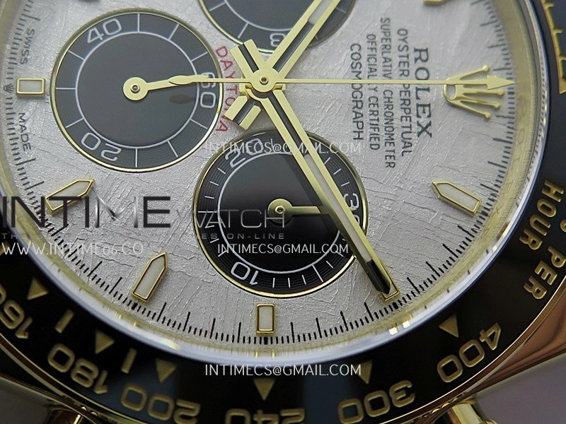 Daytona 126518 Gain Weight V11 QF 1:1 Best Edition Real Meteorite Dial Stick Markers On Oysterflex Strap SH4131