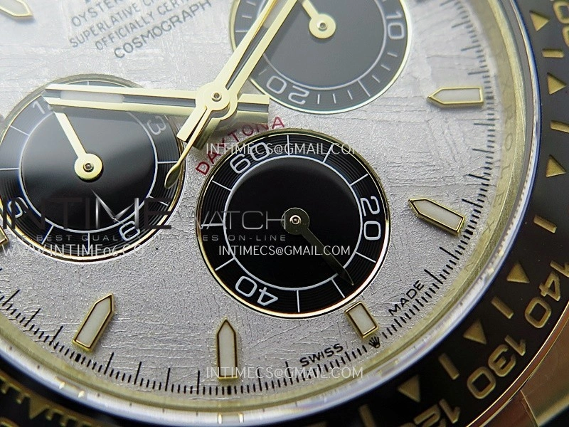 Daytona 126518 Gain Weight V11 QF 1:1 Best Edition Real Meteorite Dial Stick Markers On Oysterflex Strap SH4131