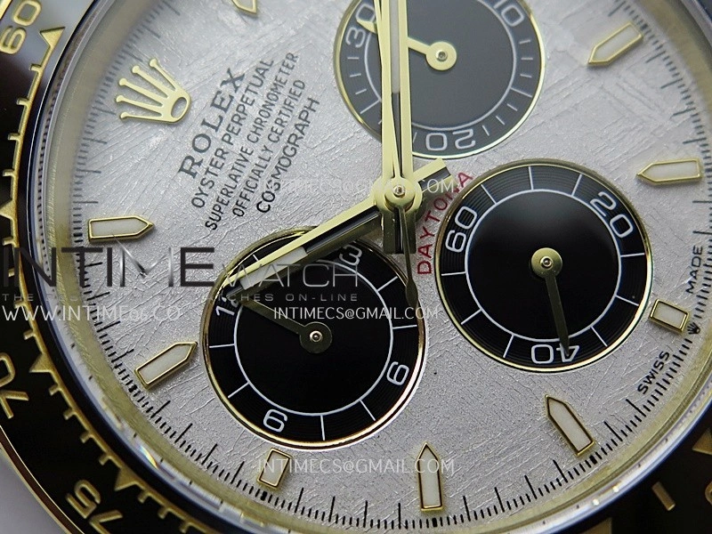 Daytona 126518 Gain Weight V11 QF 1:1 Best Edition Real Meteorite Dial Stick Markers On Oysterflex Strap SH4131