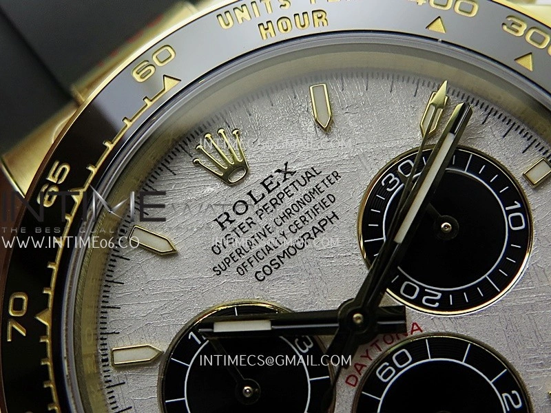 Daytona 126518 Gain Weight V11 QF 1:1 Best Edition Real Meteorite Dial Stick Markers On Oysterflex Strap SH4131