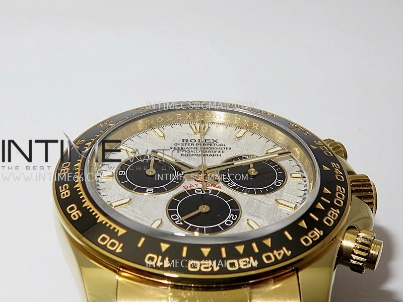 Daytona 126518 Gain Weight V11 QF 1:1 Best Edition Real Meteorite Dial Stick Markers On Oysterflex Strap SH4131