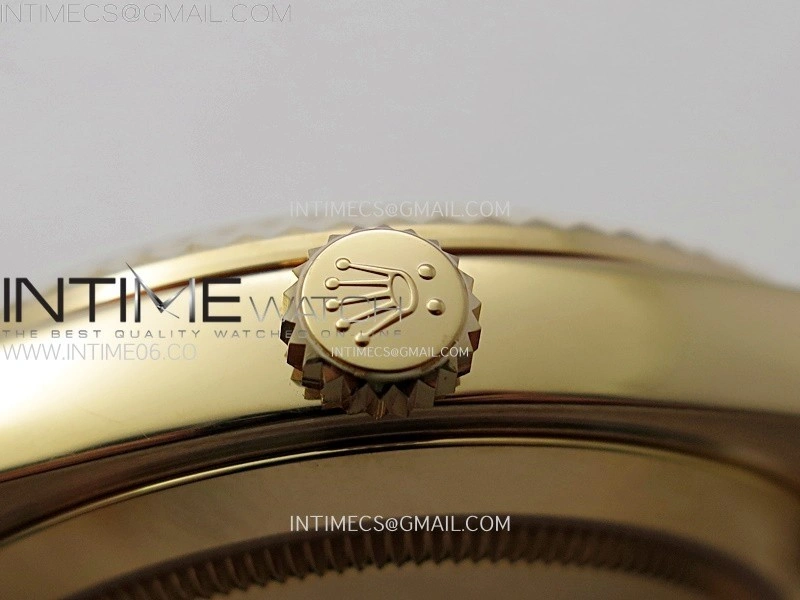 Day Date 228235 40mm 904L RG 1:1 AR+F Best Edition Green Dial Roman Markers on RG President Bracelet SA3255