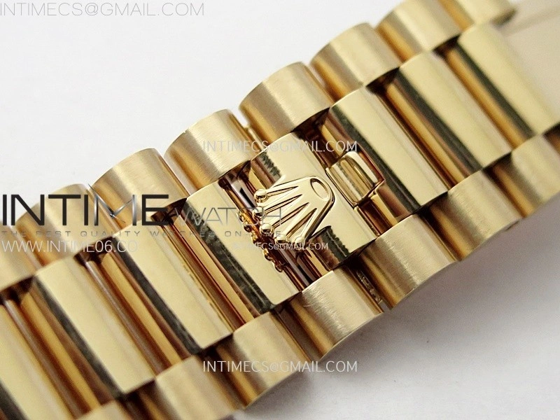 Day Date 228235 40mm 904L RG 1:1 AR+F Best Edition Green Dial Roman Markers on RG President Bracelet SA3255