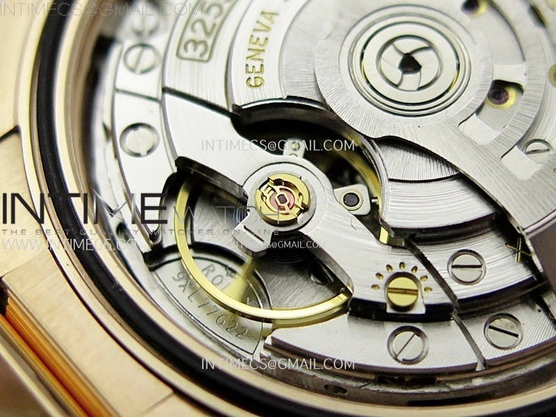 Day Date 228235 40mm 904L RG 1:1 AR+F Best Edition Green Dial Roman Markers on RG President Bracelet SA3255