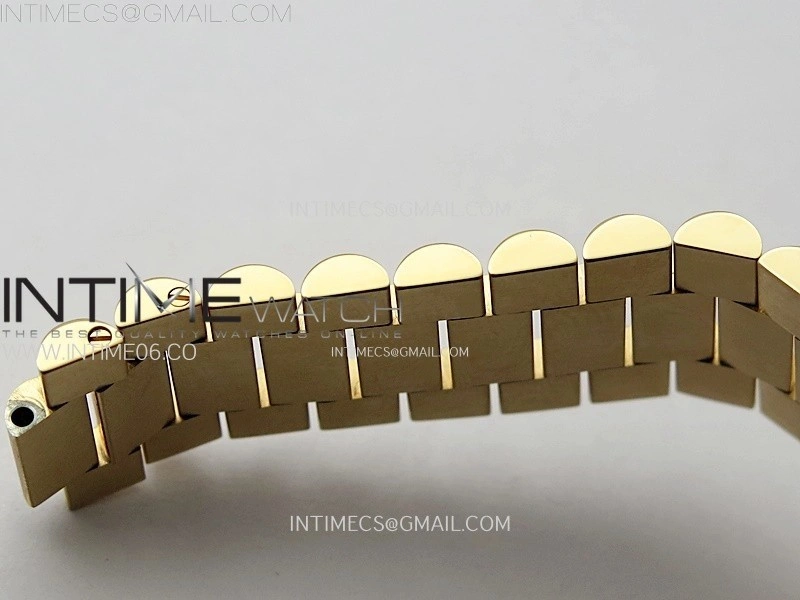 Day Date 228235 40mm 904L RG 1:1 AR+F Best Edition White Dial Roman Markers on RG President Bracelet SA3255