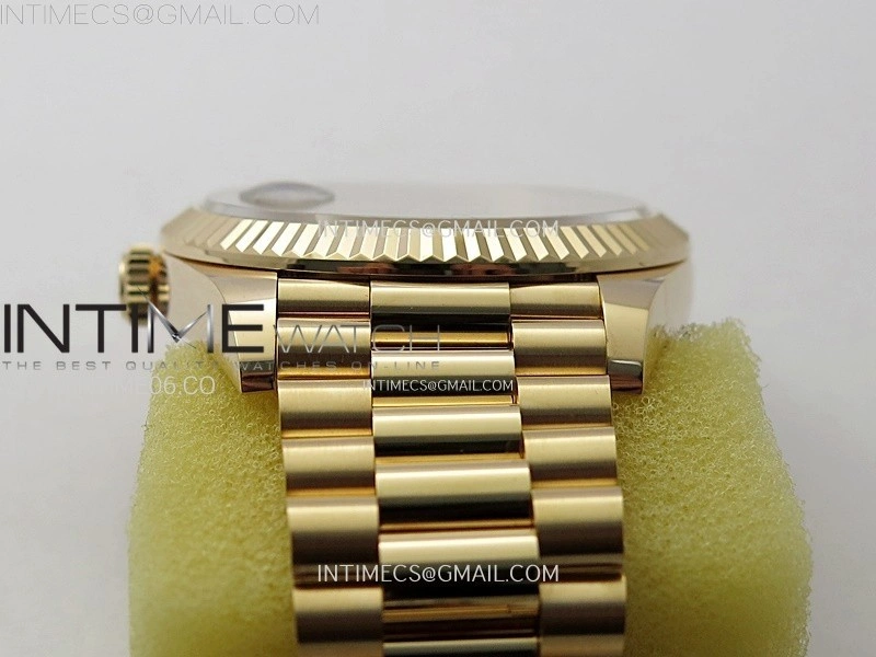 Day Date 228235 40mm 904L RG 1:1 AR+F Best Edition White Dial Roman Markers on RG President Bracelet SA3255