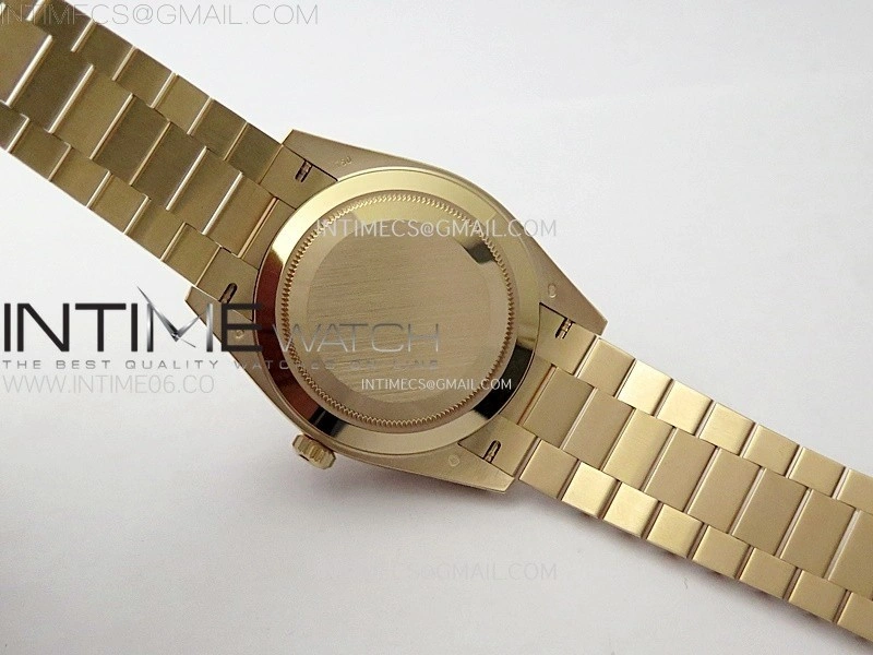 Day Date 228235 40mm 904L RG 1:1 AR+F Best Edition White Dial Roman Markers on RG President Bracelet SA3255