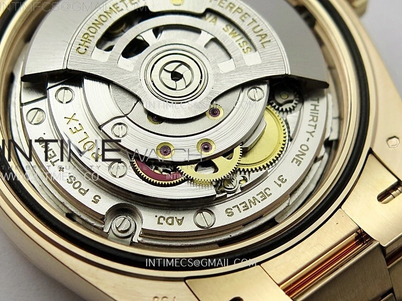 Day Date 228235 40mm 904L RG 1:1 AR+F Best Edition White Dial Roman Markers on RG President Bracelet SA3255