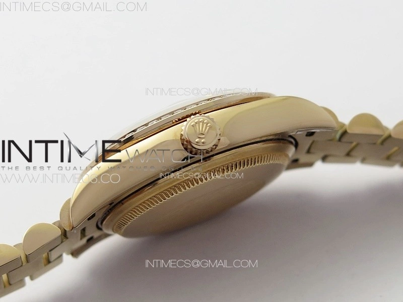 DateJust 31mm 278274 RG GMF Best Edition Silver Flowers Crystals Dial on RG President Bracelet A2824