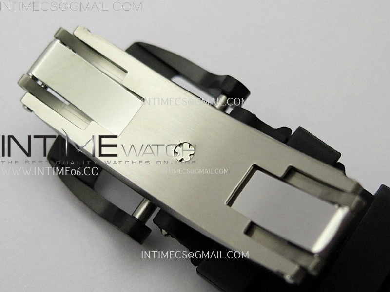 RM055 Real NTPT RG Inner RMF Best Edition Skeleton Dial on Black Rubber Strap RMUL2 Super Clone