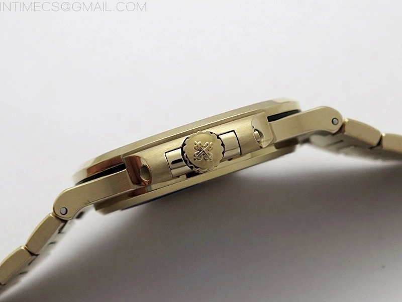 Nautilus 5711 1R-001 RG PPF 1:1 Best Edition Brown Textured Dial on RG Bracelet Super Clone 26-330 V5
