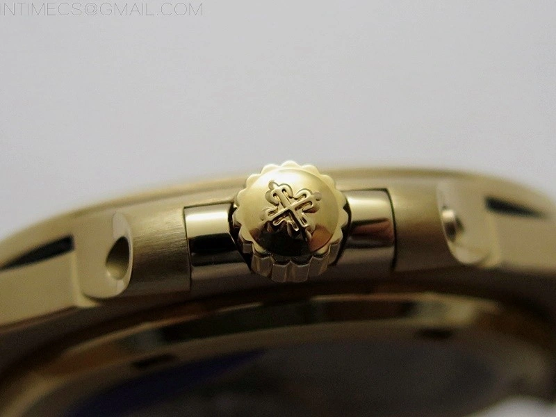 Nautilus 5711 1R-001 RG PPF 1:1 Best Edition Brown Textured Dial on RG Bracelet Super Clone 26-330 V5