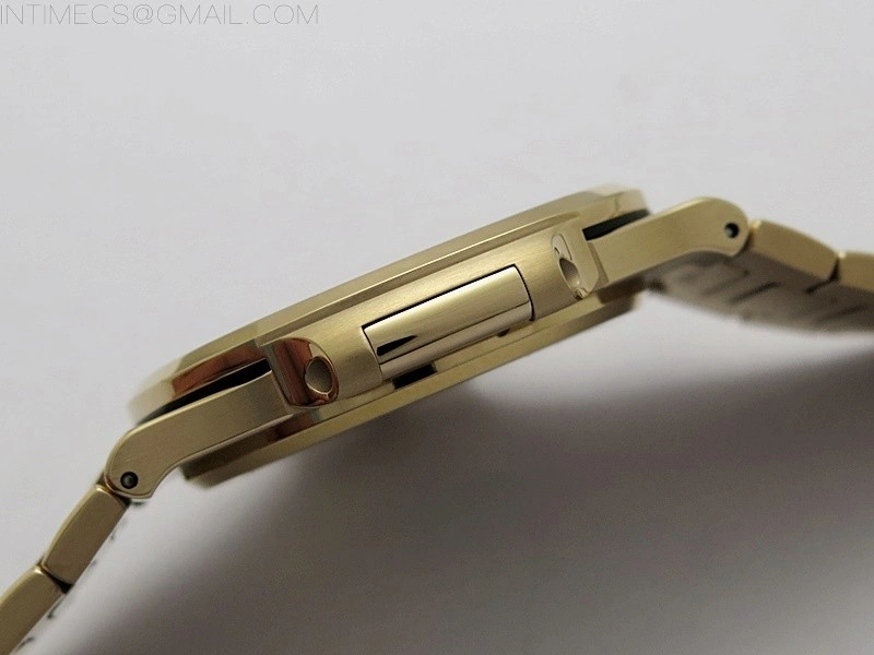 Nautilus 5711 1R-001 RG PPF 1:1 Best Edition Brown Textured Dial on RG Bracelet Super Clone 26-330 V5
