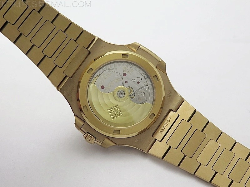 Nautilus 5711 1R-001 RG PPF 1:1 Best Edition Brown Textured Dial on RG Bracelet Super Clone 26-330 V5