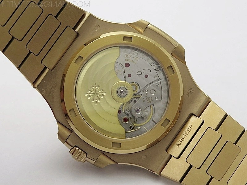 Nautilus 5711 1R-001 RG PPF 1:1 Best Edition Brown Textured Dial on RG Bracelet Super Clone 26-330 V5
