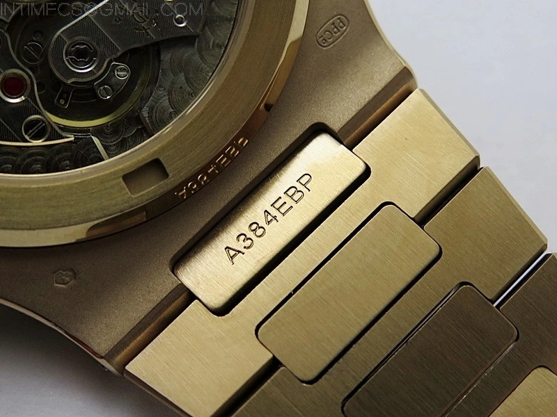 Nautilus 5711 1R-001 RG PPF 1:1 Best Edition Brown Textured Dial on RG Bracelet Super Clone 26-330 V5