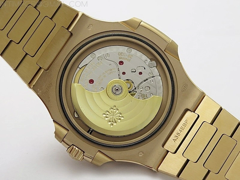 Nautilus 5711 1R-001 RG PPF 1:1 Best Edition Brown Textured Dial on RG Bracelet Super Clone 26-330 V5