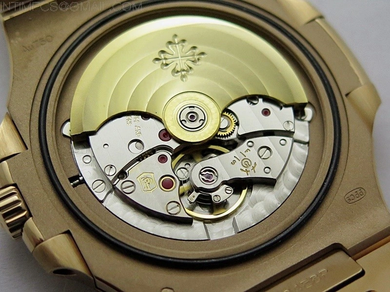 Nautilus 5711 1R-001 RG PPF 1:1 Best Edition Brown Textured Dial on RG Bracelet Super Clone 26-330 V5