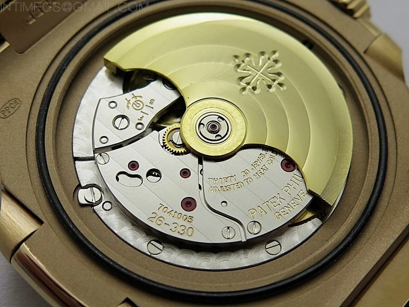 Nautilus 5711 1R-001 RG PPF 1:1 Best Edition Brown Textured Dial on RG Bracelet Super Clone 26-330 V5