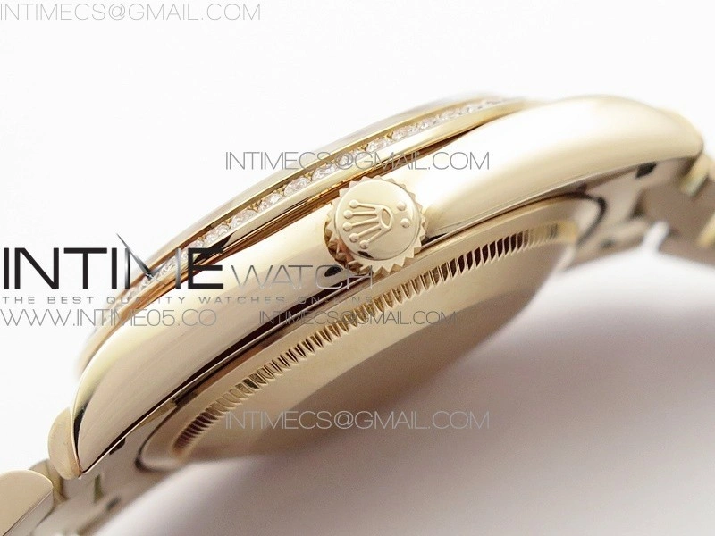 Day-Date 36 128235 RG Crystal BP Best Edition RG Crystal Marker Dial on RG President Bracelet A2836