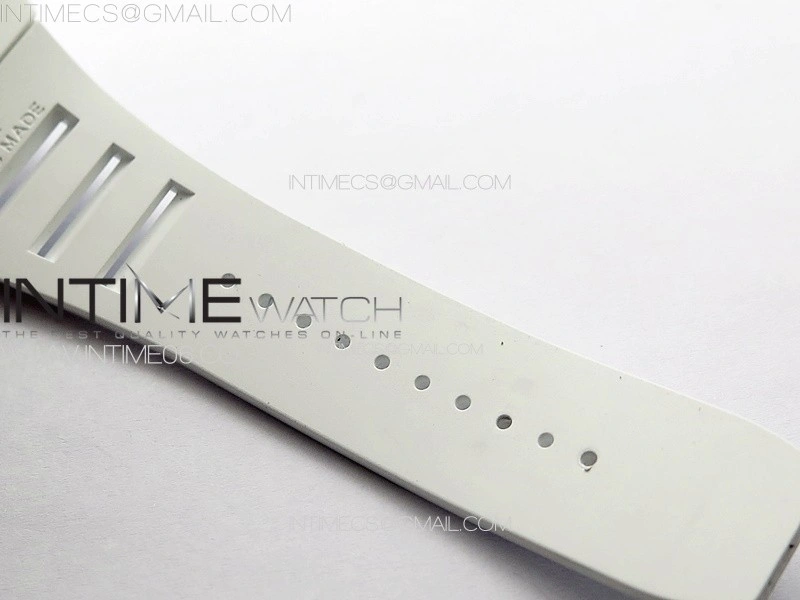 RM055 Real Ceramic Case KUF Best Edition Black Crown on White Rubber Strap MIYOTA8215