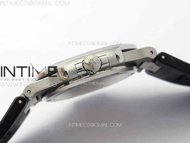 Nautilus Jumbo 5711 Super Replication PPF 1:1 Best Edition Gray Textured Dial on Black Rubber Strap PPF324