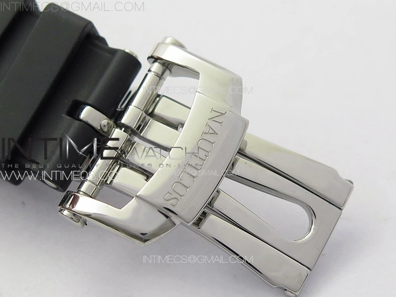 Nautilus Jumbo 5711 Super Replication PPF 1:1 Best Edition Gray Textured Dial on Black Rubber Strap PPF324