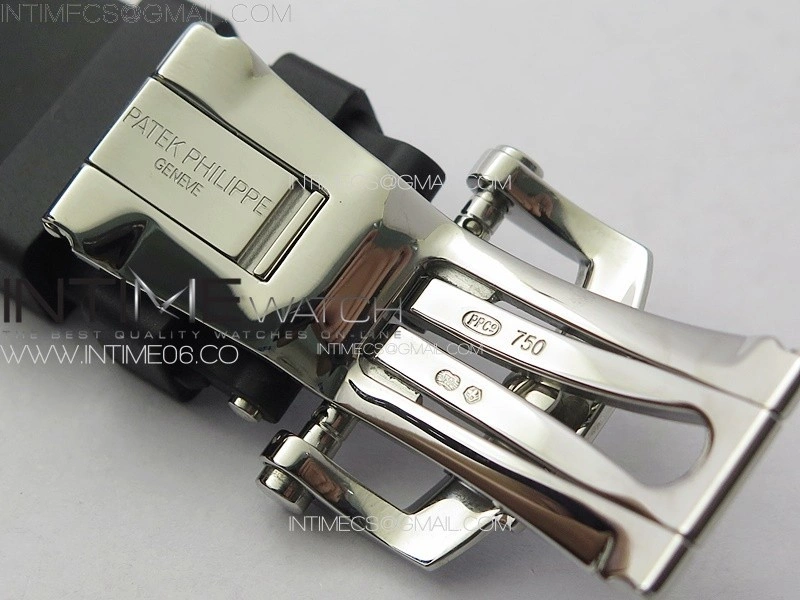 Nautilus Jumbo 5711 Super Replication PPF 1:1 Best Edition Gray Textured Dial on Black Rubber Strap PPF324