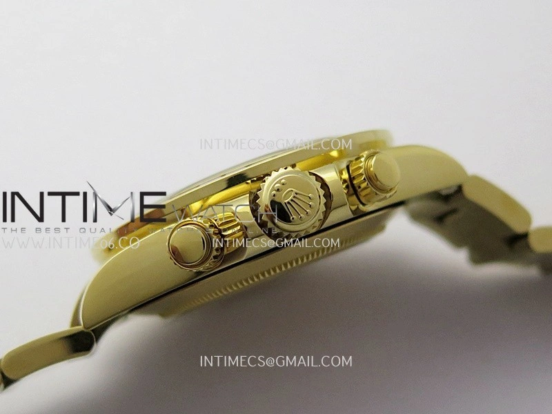 Daytona 116578 SACO "Orange Sapphire" SONIC 1:1 Best Edition White MOP Dial On RG Bracelet SA4130